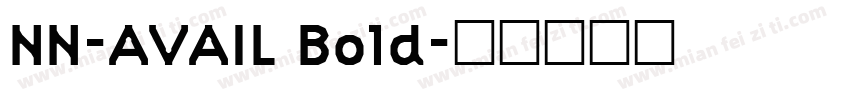 NN-AVAIL Bold字体转换